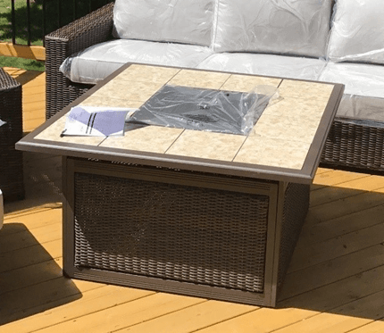 Recalled Insignia and Yardbird fire tables with lava rocks (image 3 of 3)
