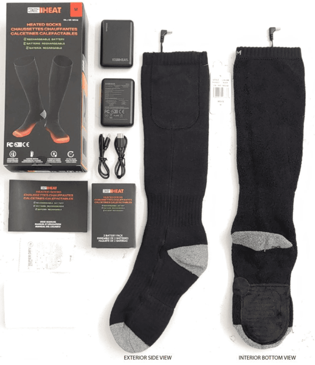 Recalled 32 Degrees Heated Socks