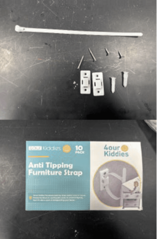 Recalled 4our Kiddies Plastic Tip Restraint Kits (image 2 of 2)