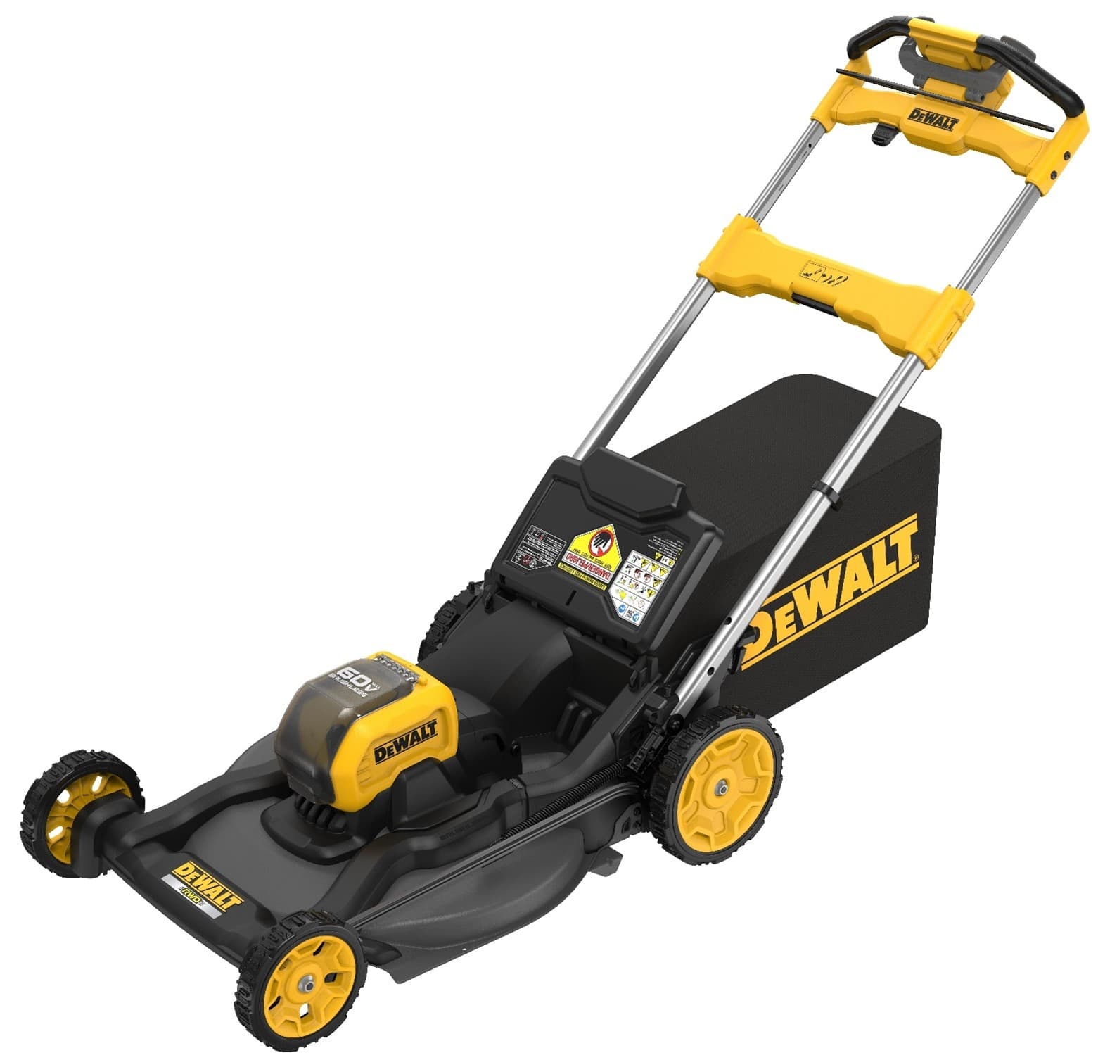 Recalled DeWALT Battery Push walk-behind mowers and DeWALT Battery Self-Propelled walk-be (image 4 of 6)