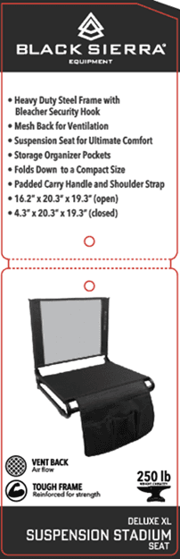 Recalled AMX Global Portable Folding Stadium Seats (image 4 of 7)