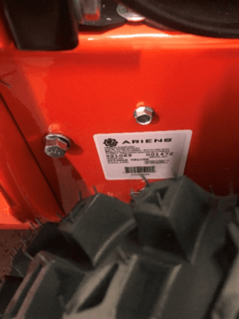 Recalled Ariens® DELUXE- (image 3 of 3)