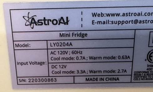 Recalled 4 Liter/6 Can Minifridges (image 2 of 2)
