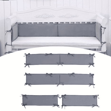 Recalled Baofali 4-in-1 Microfiber Crib Safety Bumpers (image 2 of 3)
