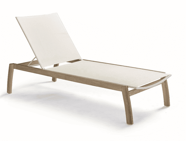 Recalled Frontgate Resort Collection Newport Aluminum and Teak Chaises (image 2 of 2)