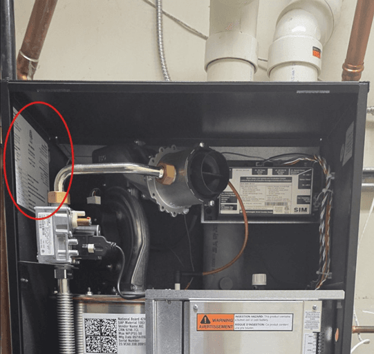 Recalled CX Series Combi Boiler (image 2 of 2)