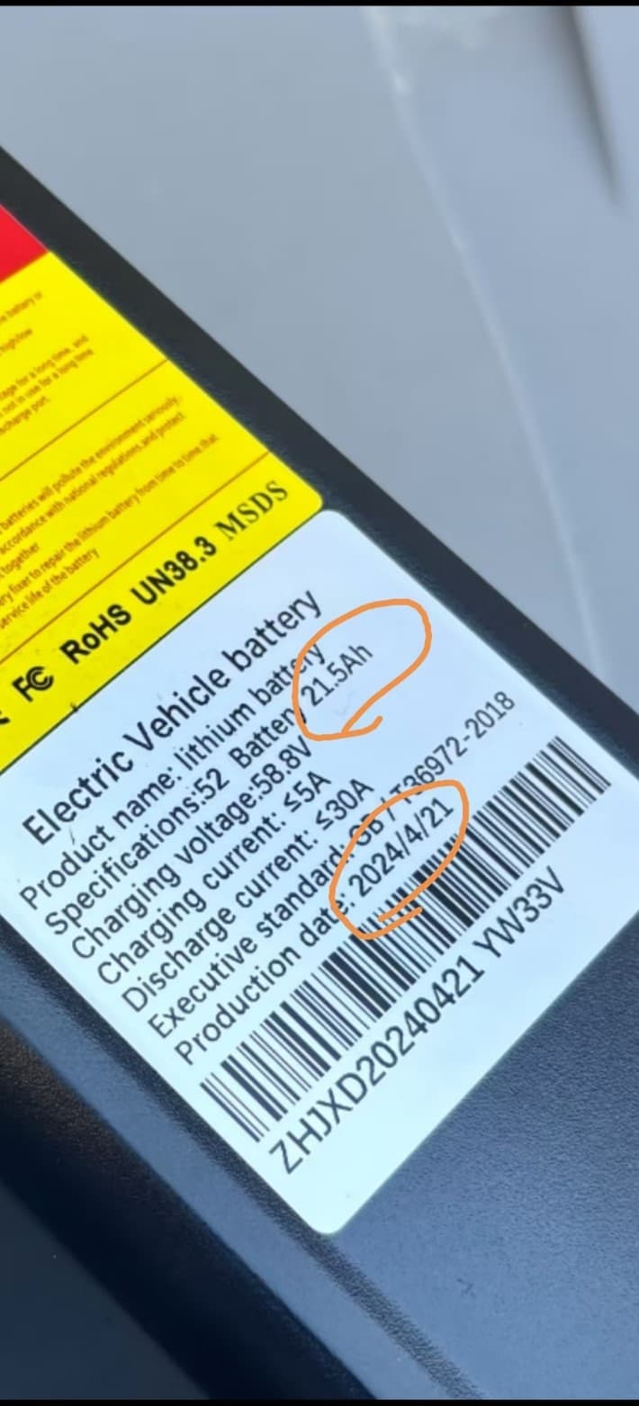 Recalled FENGQS F7 Pro E-bikes (image 2 of 2)