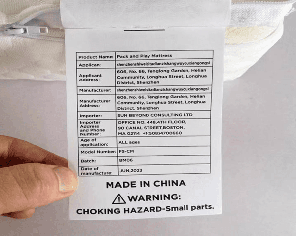 Recalled Forias Pack and Play Mattresses (image 3 of 3)