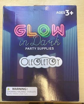 Recalled Glow in Dark Party Supplies Toy Sets (image 2 of 3)