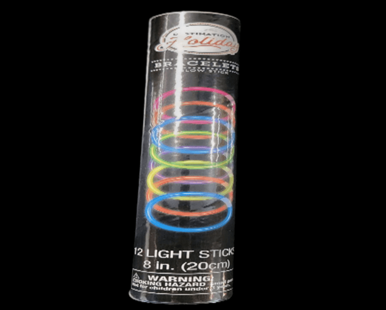 Recalled Destination Holiday Glow Light Stick Bracelets