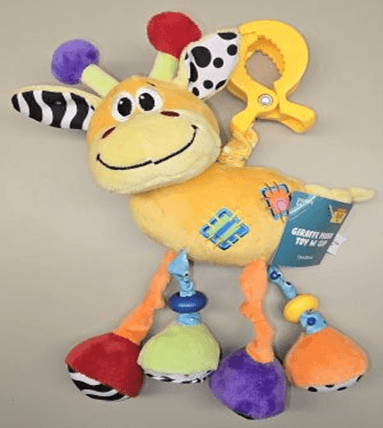 Recalled Giraffe Plush Toy with clip, Llama Plush Toy with clip