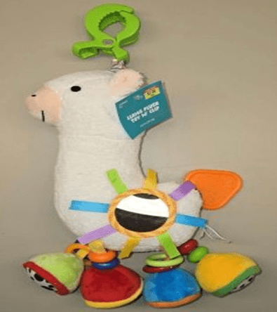 Recalled Giraffe Plush Toy with clip (image 2 of 2)