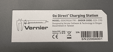 Recalled Vernier Go Direct® Charge Stations (image 2 of 2)