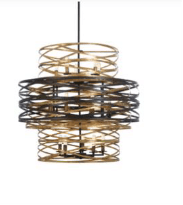 Recalled Minka Vortic Flow 18-Light Chandelier, Model No. 4679