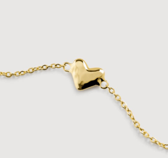 Recalled Monica Vinader 14k Yellow Gold Mini Heart Jewelry (image 2 of 5)