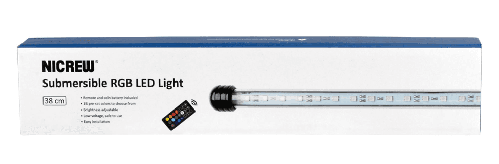 Recalled NICREW 15" Submersible RGB LED Lights with remote controls (image 2 of 2)