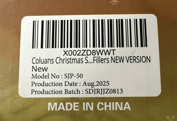 Recalled Coluans Christmas Light-Up Rings Party Favors (image 3 of 4)