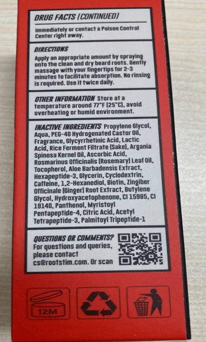 Recalled RootStim Beard Growth Serum (image 2 of 3)