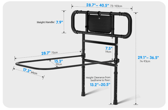 Recalled Fortemotus Adult Portable Bed Rails