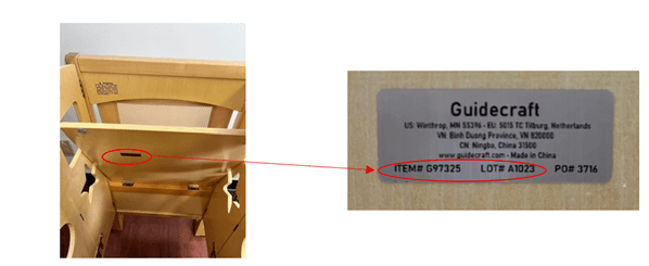 Recalled Guidecraft Kitchen Helper Towers (image 3 of 3)