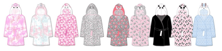 Recalled Rene Rofe Girl Children's Blanket Sleepers and Hooded Robes (image 2 of 2)