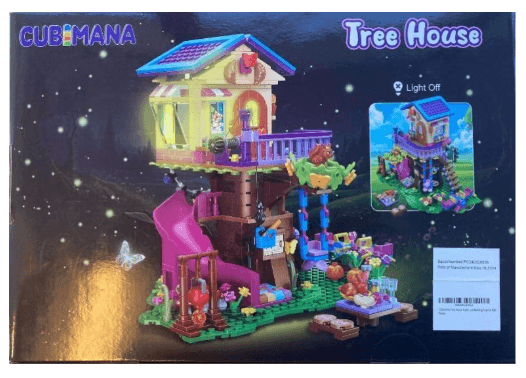 Recalled Cubimana Treehouse Building Toy Sets (image 4 of 4)