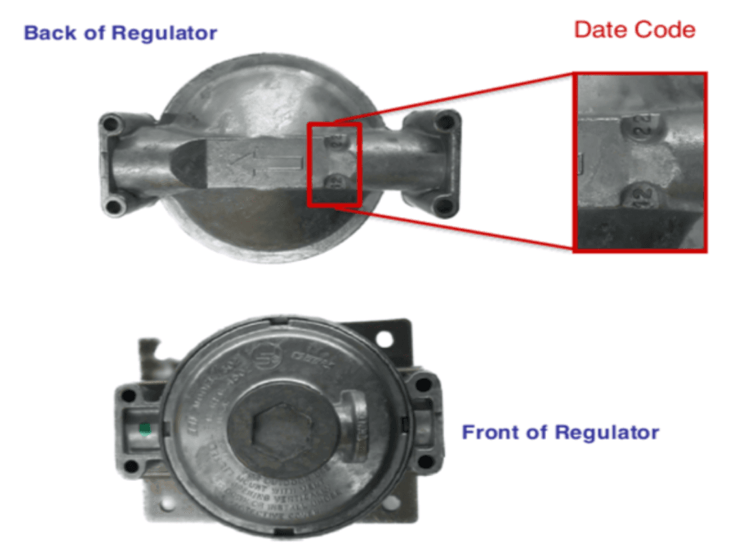 Recalled Liquefied Petroleum Gas Compact Regulators (image 2 of 2)