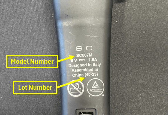 Recalled Instinct Professional Vector Motor Cordless Hair Clippers (image 3 of 3)