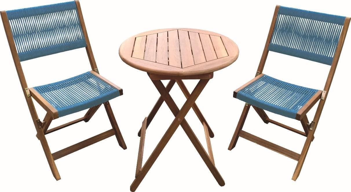 Recalled Foldable wood and rope bistro set chairs (image 2 of 4)