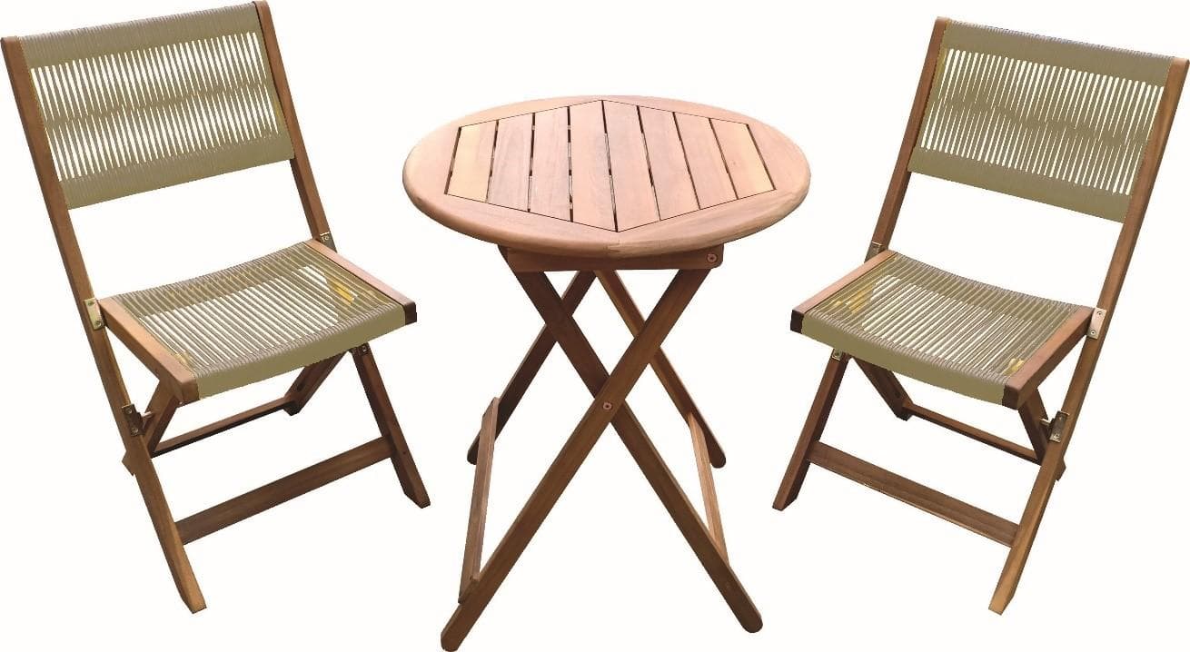 Recalled Foldable wood and rope bistro set chairs (image 4 of 4)