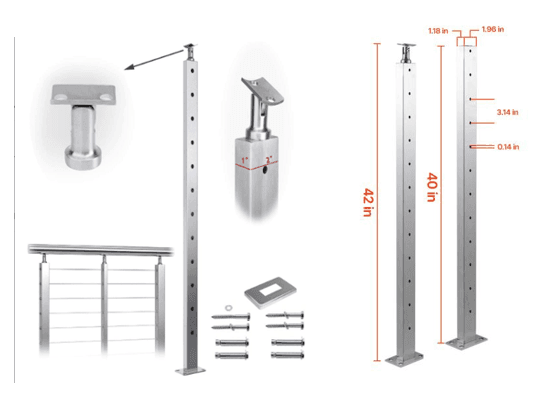 Recalled Stainless steel cable railing kits (image 4 of 6)