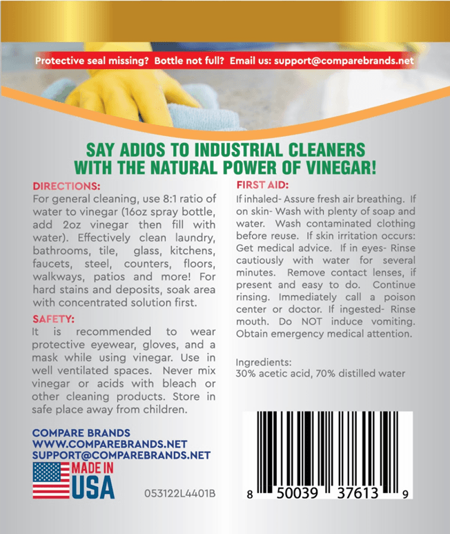 Recalled ADIOS! Super Vinegar All Natural Cleaner (image 2 of 2)