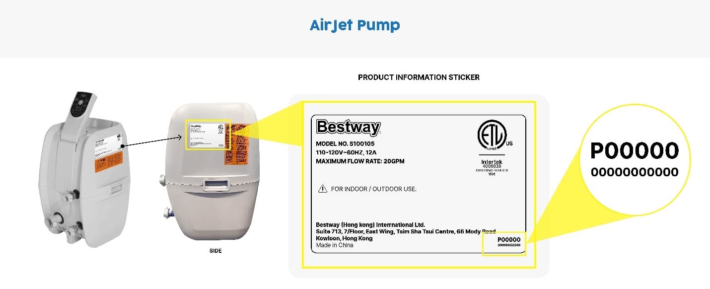 Recalled AirJet and HydroJet Spa Pumps (image 3 of 5)