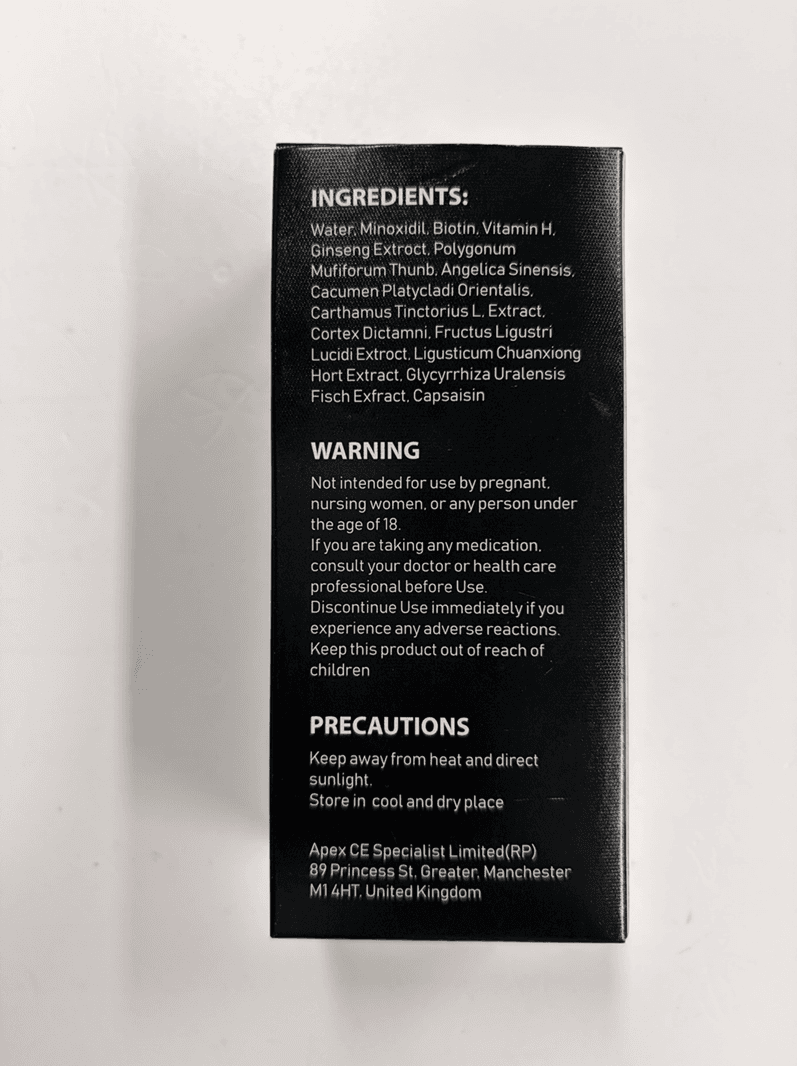 Recalled Sefudun Hair Growth Serum Kits (image 3 of 4)