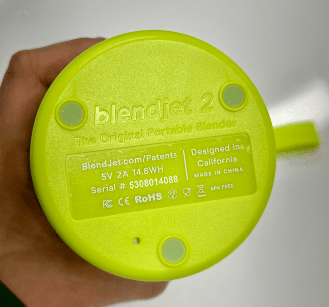 Recalled BlendJet 2 Portable Blenders (image 3 of 5)