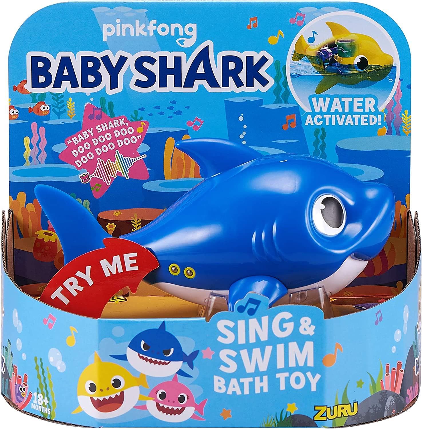Recalled Robo Alive Junior Baby Shark Sing & Swim Bath Toys (image 2 of 10)