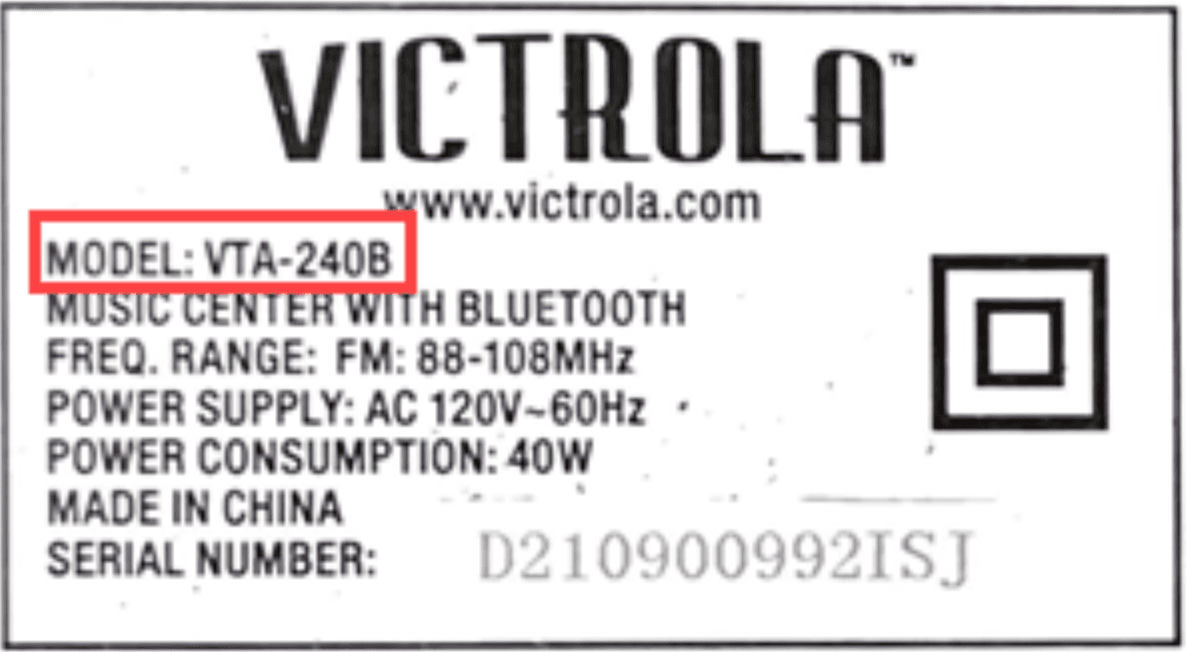Recalled Wood Metropolitan Bluetooth Record Players with 3-Speed Turntables (image 3 of 3)