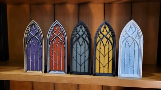 Recalled Prismatic 3D Prints Book Nooks with Lights