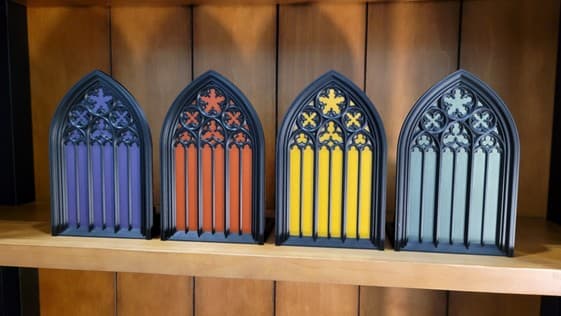 Recalled Prismatic 3D Prints Book Nooks with Lights (image 2 of 5)