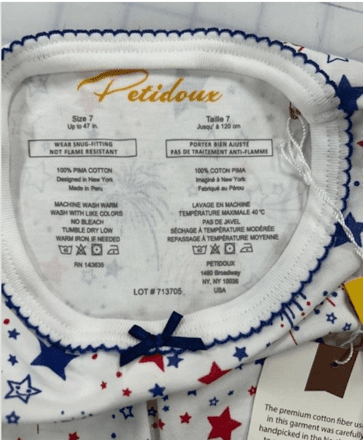 Recalled Celebration Girl's Summer Pajama Sets (image 2 of 3)