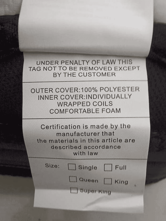 Recalled Crayan Mattresses (image 3 of 4)
