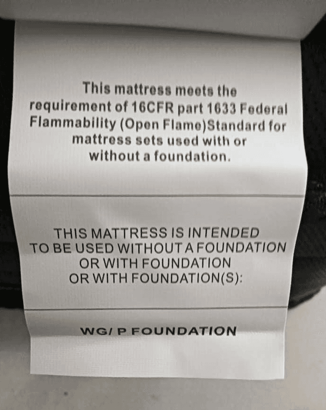 Recalled Crayan Mattresses (image 4 of 4)