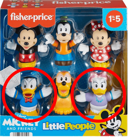 Recalled Fisher-Price Little People Mickey and Friends Figures (image 3 of 3)