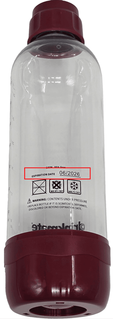 Recalled Drinkmate 1L Carbonation Bottles (image 2 of 2)