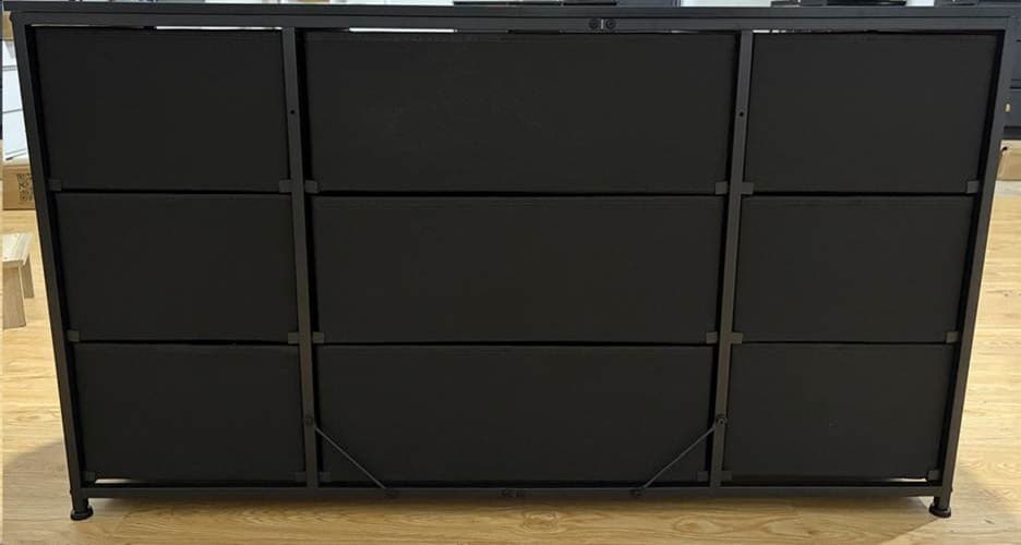 Recalled EnHomee 9-Drawer Fabric Dresser (back)