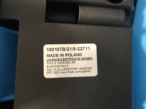 Recalled Thule RideAlong rear-mounted Child Bike Seats (image 4 of 4)