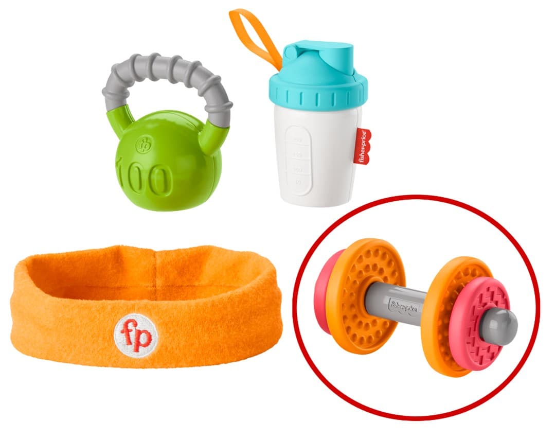 Recalled Dumbbell toy sold with Baby Biceps Gift Set (image 3 of 3)
