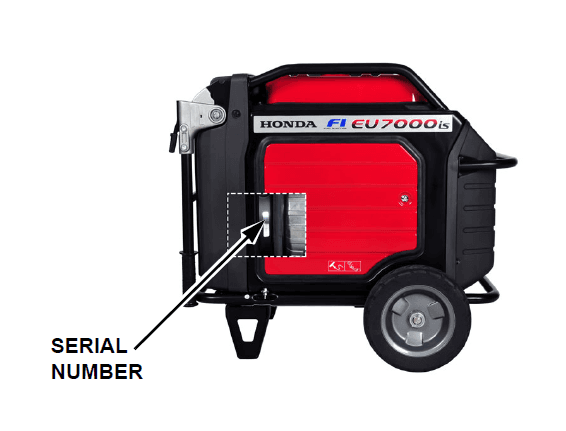 Recalled Honda Model EU7000is Portable Generators (image 2 of 2)