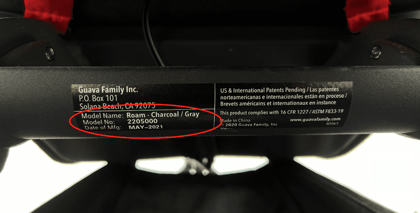Recalled Guava Roam Strollers (image 2 of 2)