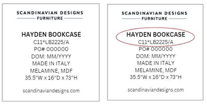 Recalled Hayden Bookcase (image 2 of 2)